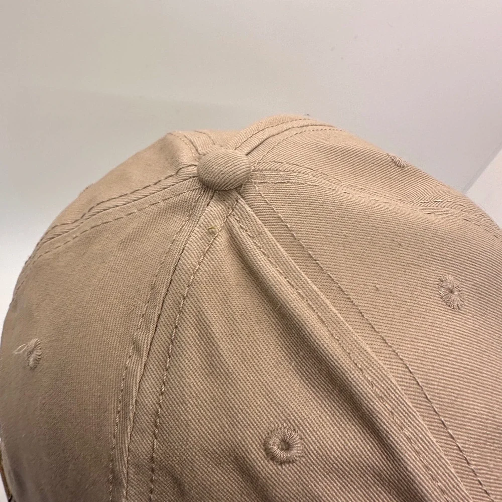 Tractor Supply‎ Co TSC Embroidered Baseball Cap Tan Red Since 1938 Outdoor Farm